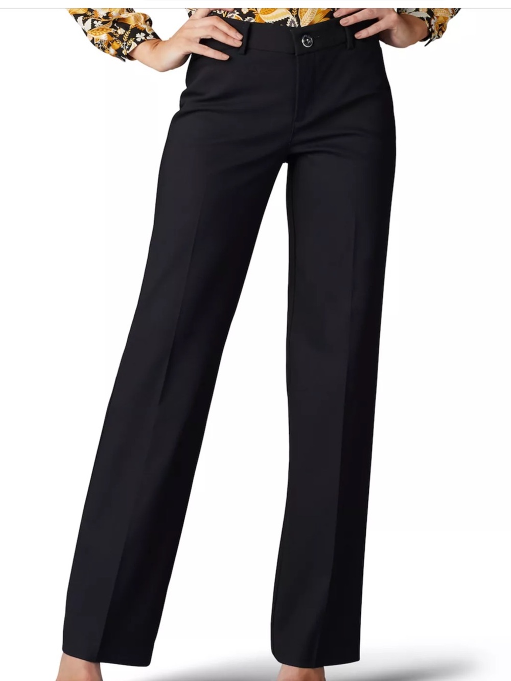 Lee® Women Flex  Motion Trouser Pants, Black, size 12, NWT